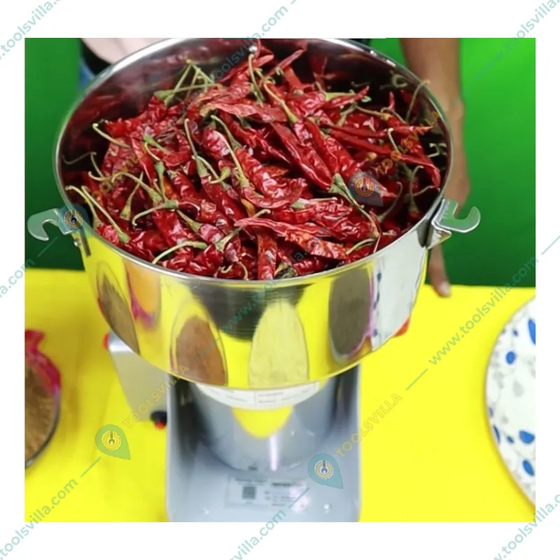 Commercial 3Kg Electric Dry Masala & Herbs Spices Grinder, 4500W with Free Accessories 