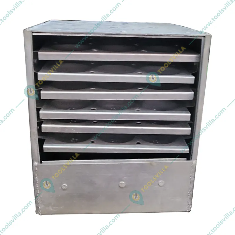 SBWG Commercial 54 Pcs Idli Making Machine 6 Tray, Aluminum Body 