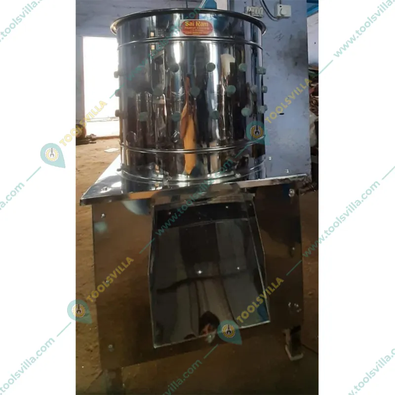 Made in India Commercial 5 Birds Chicken Feather Plucking/Cleaning Machine with 0.5HP Crompton Motor