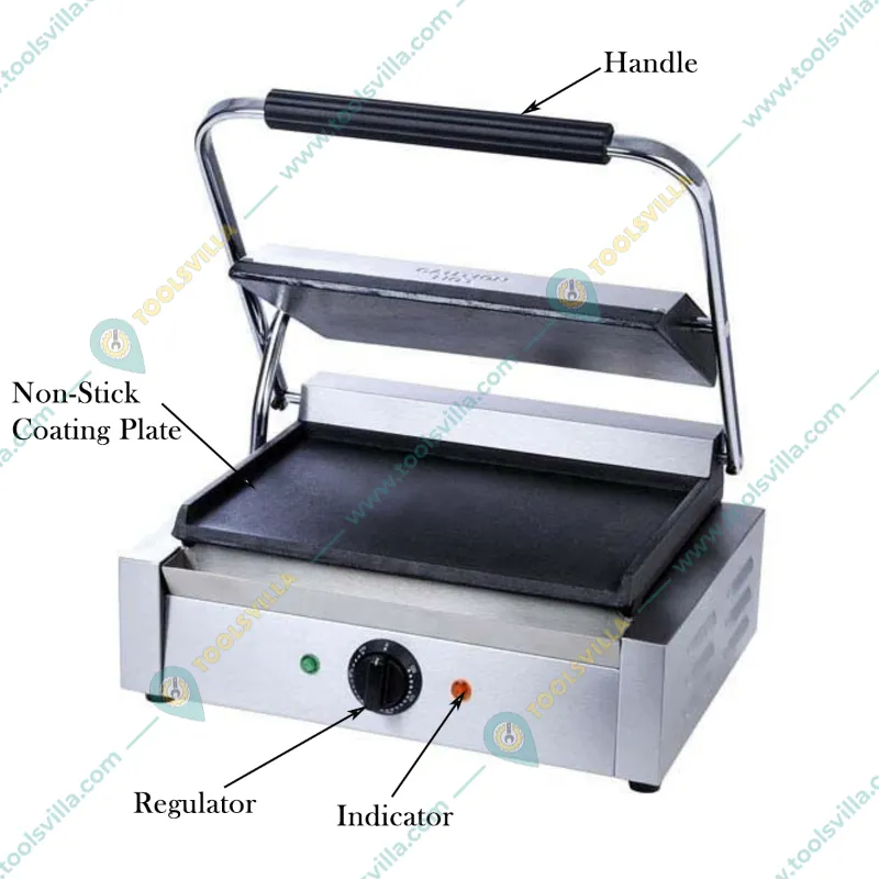 Electric Commercial Sandwich Grill Machine – COOKROID