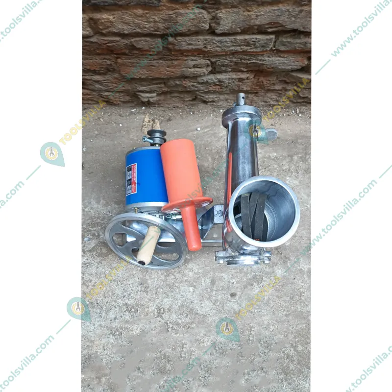 Commercial No. 80 Pulpy Fruit Juicer Machine (Orange,Grapes,Pomegranate,Mosambi) with 0.25 HP V-Belt Drive Motor, Aluminium Body