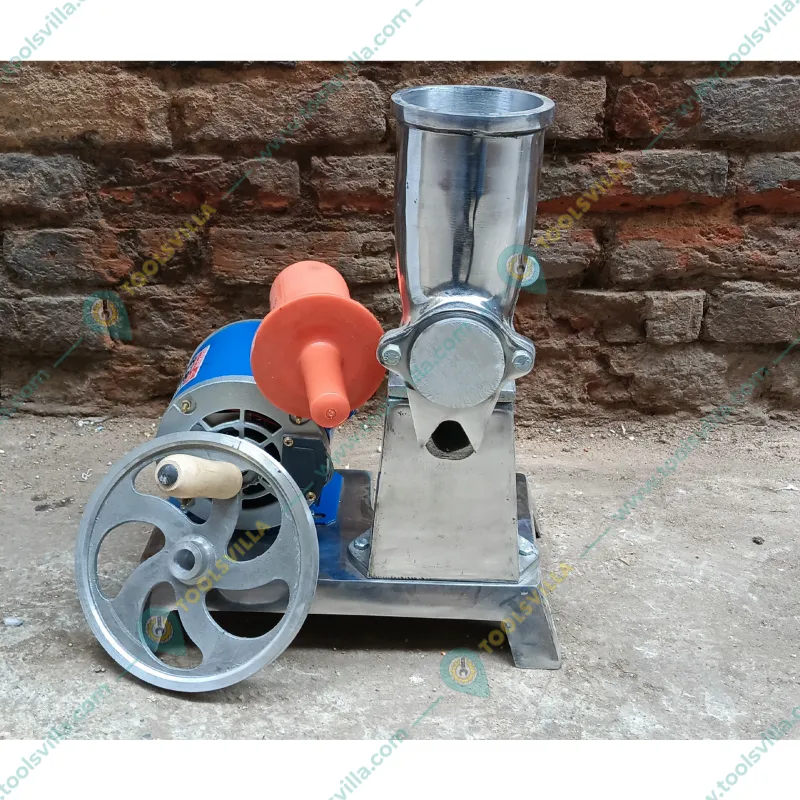 Commercial No. 80 Pulpy Fruit Juicer Machine (Orange,Grapes,Pomegranate,Mosambi) with 0.25 HP V-Belt Drive Motor, Aluminium Body
