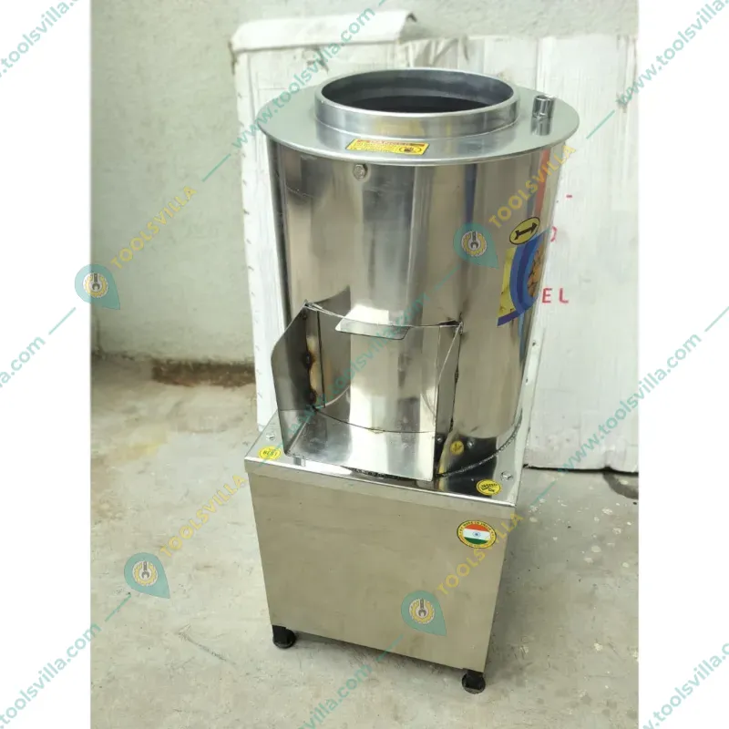 Commercial Potato Peeler Machine, SS Body, 10 kg, Without Motor