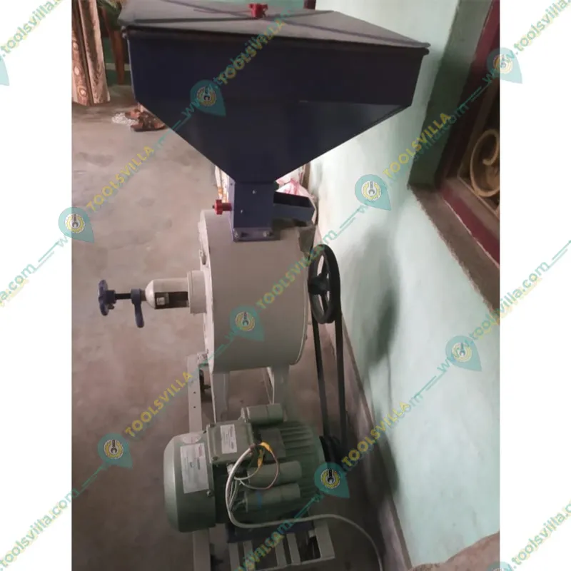 Commercial 14" (350 mm) Vertical Stone Flour Mill/Atta Chakki 35kg/hr Without Motor