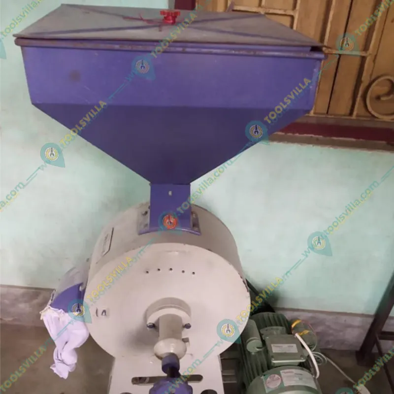 Commercial 14" (350 mm) Vertical Stone Flour Mill/Atta Chakki 35kg/hr Without Motor