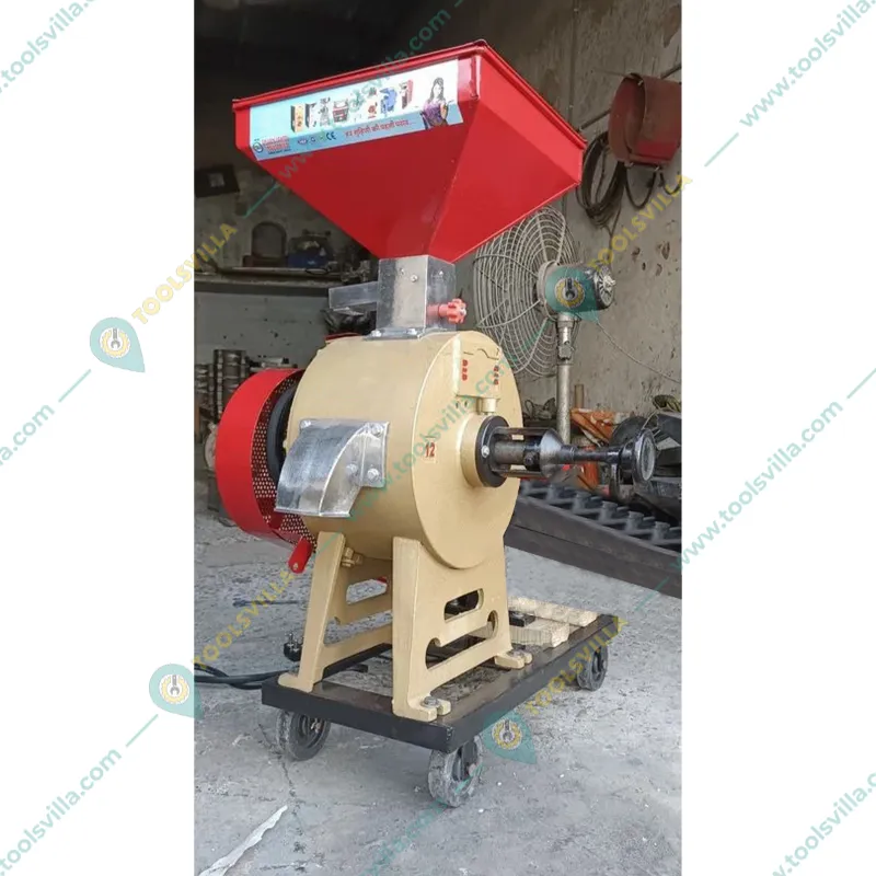 Commercial 12" (300 mm) Stone Type TP Vertical Flour Mill/Atta Chakki 30 kg/hr Without Motor