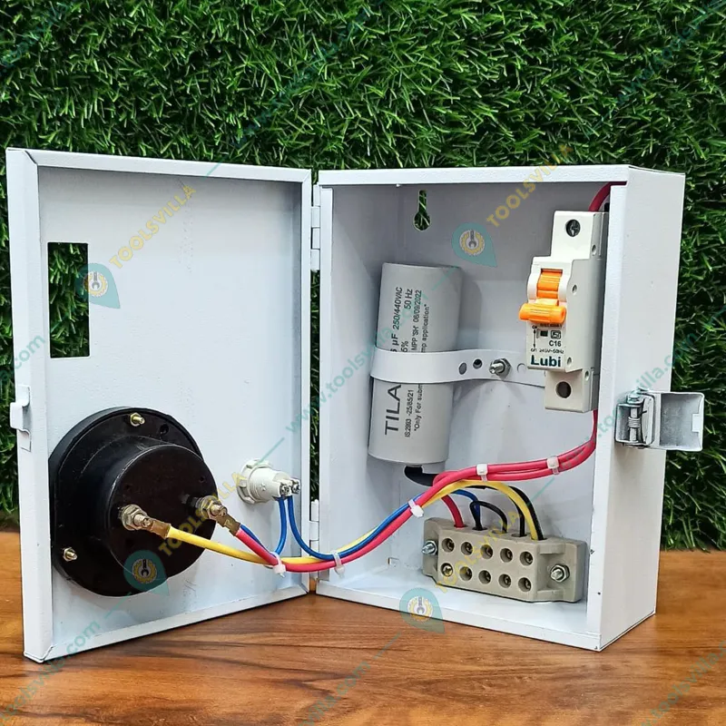 Enjoy 0.5 Hp Single Phase Regular Openwell Control Panel With MCB, 36μF Running Capacitor, For Openwell Pumps