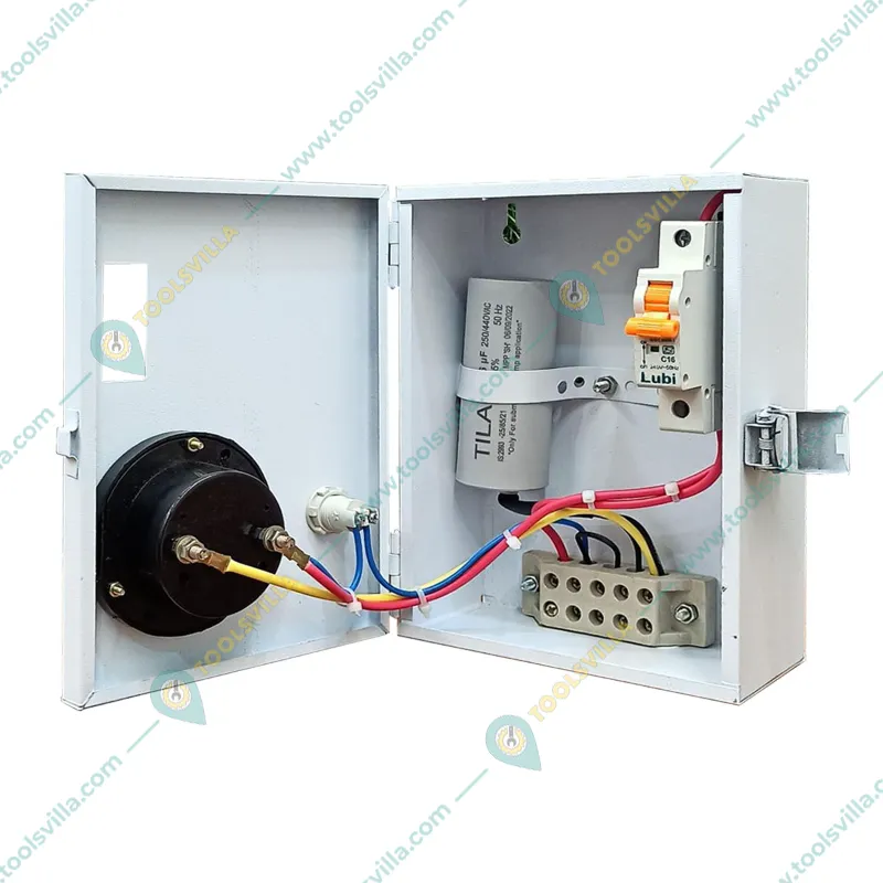 Enjoy 0.5 Hp Single Phase Regular Openwell Control Panel With MCB, 36μF Running Capacitor, For Openwell Pumps