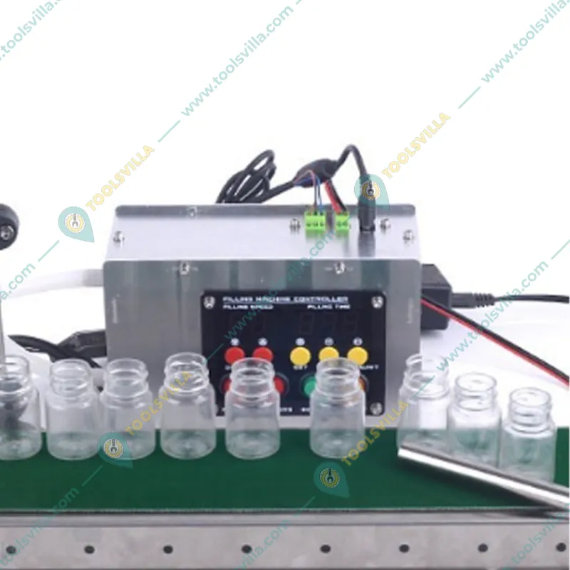 Mahalaxmi Machines Horizontal 5ml to 2000ml Milk/Butter Milk Filler Machine with Conveyor Belt