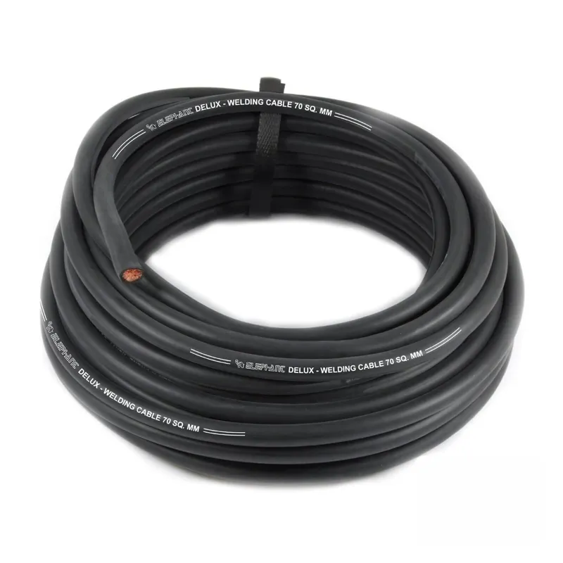 Elephant 70 Sq. mm Deluxe Copper Welding Cable - 10 Meter Length (DLX-70-10)
