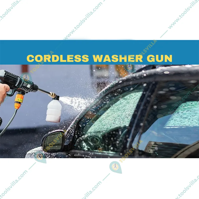 Premium Quality Dual Battery Operated Cordless Car Washer High Pressure Pump
