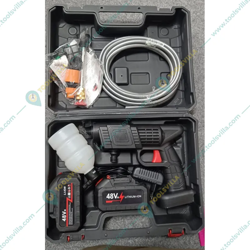 Premium Quality Dual Battery Operated Cordless Car Washer High Pressure Pump