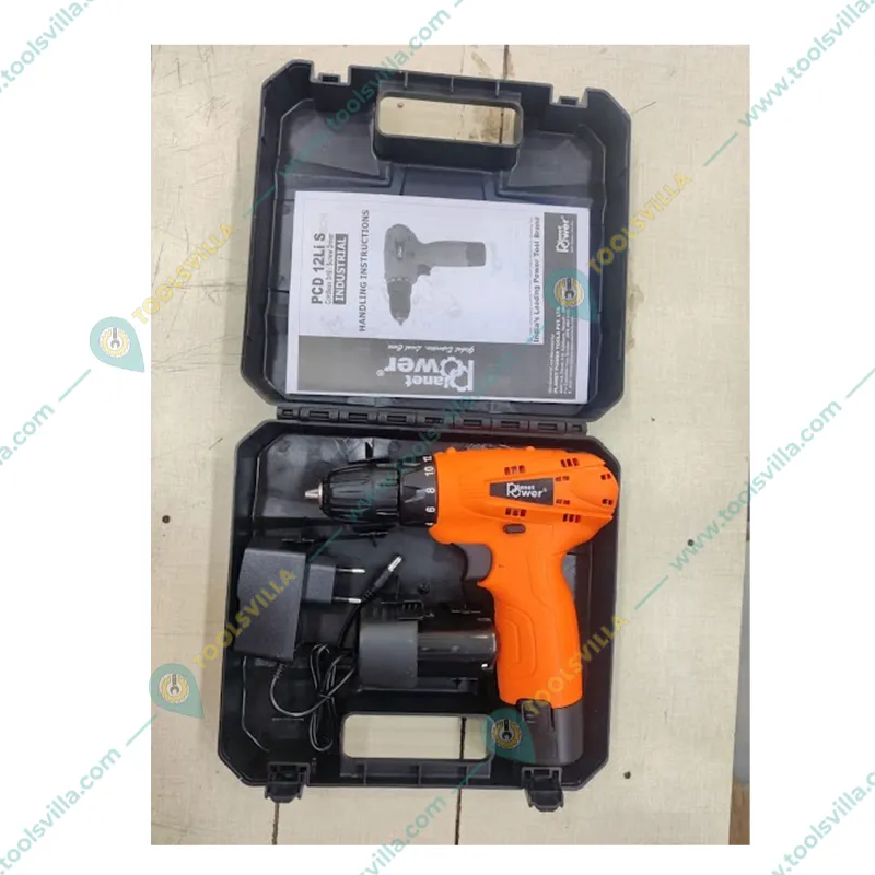 Planet Power 10 mm 12 V Cordless Drill & Screw Driver Machine With Battery & Charger (PCD 12Li S)