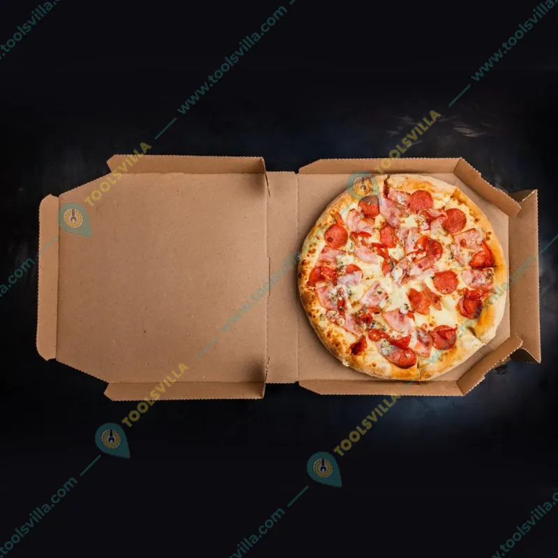 10 pcs 12x12 inch Brown Corrugated Pizza Box