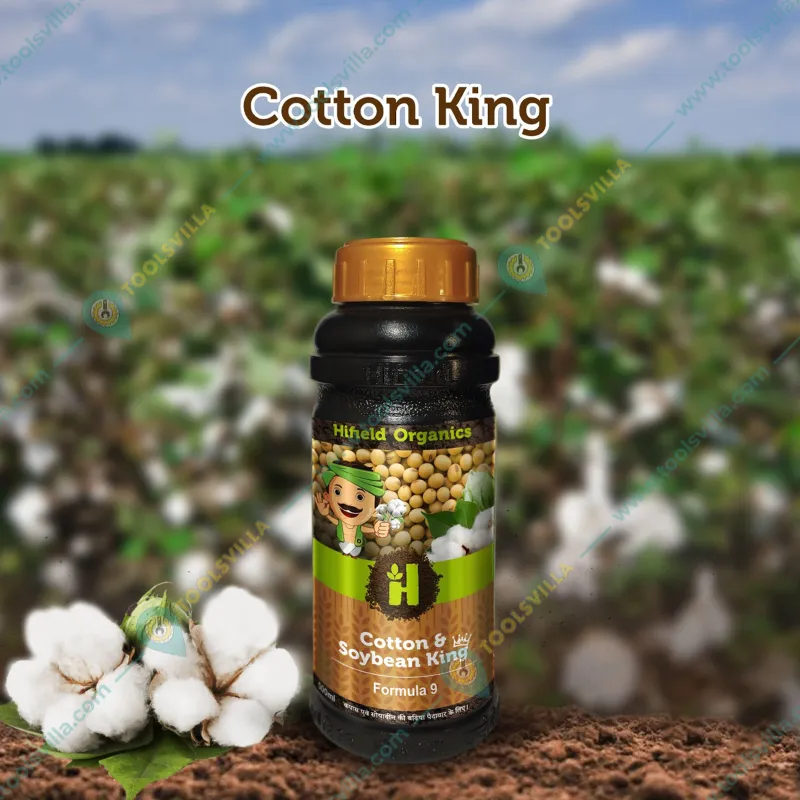 Hifield Cotton King Organic Bio Fertilizer (Growth Promoter for Cotton)(Quantity-250 ml)