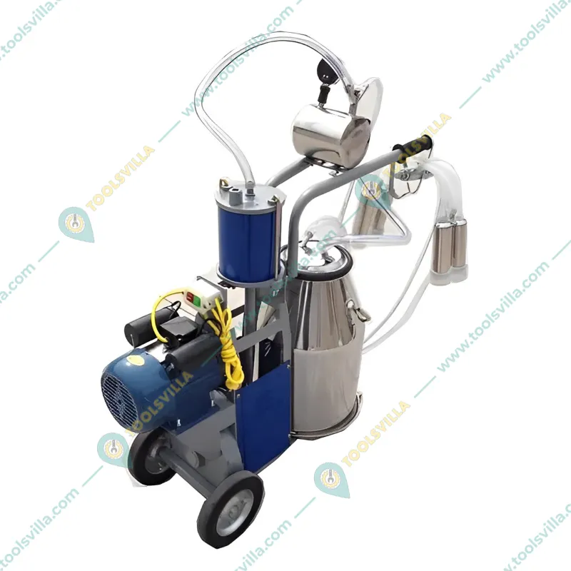 Single Bucket Piston Type Milking Machine with 0.75HP motor