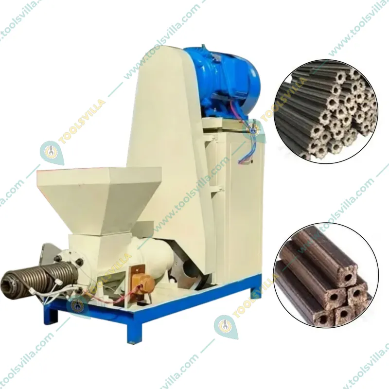 Commercial 15 HP Cow Dung Screw Type Bio Coal Briquetting Machine, 250 Kg/hr Output
