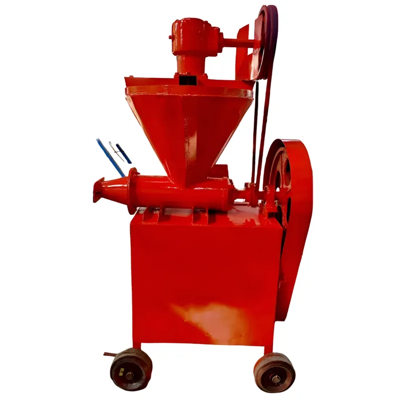 Automatic Cow Dung Log Making Machine 300 kg per hour with 5HP Motor