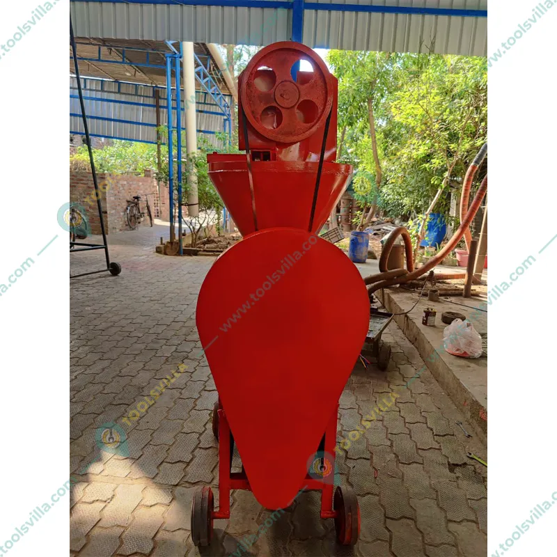 Semi Automatic 8 inch Cow Dung Log Making Machine With 5HP Motor