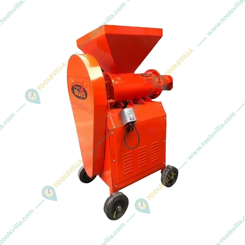 Semi Automatic Cow Dung Log Making Machine 5HP Three Phase