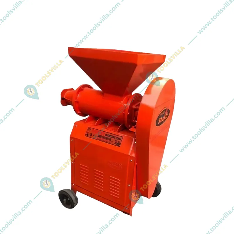 Semi Automatic Cow Dung Log Making Machine 5HP Three Phase