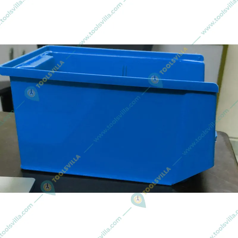 Global Star 230x150x120 mm HDPE Crate-25 Blue Storage Bins (Pack of 21)