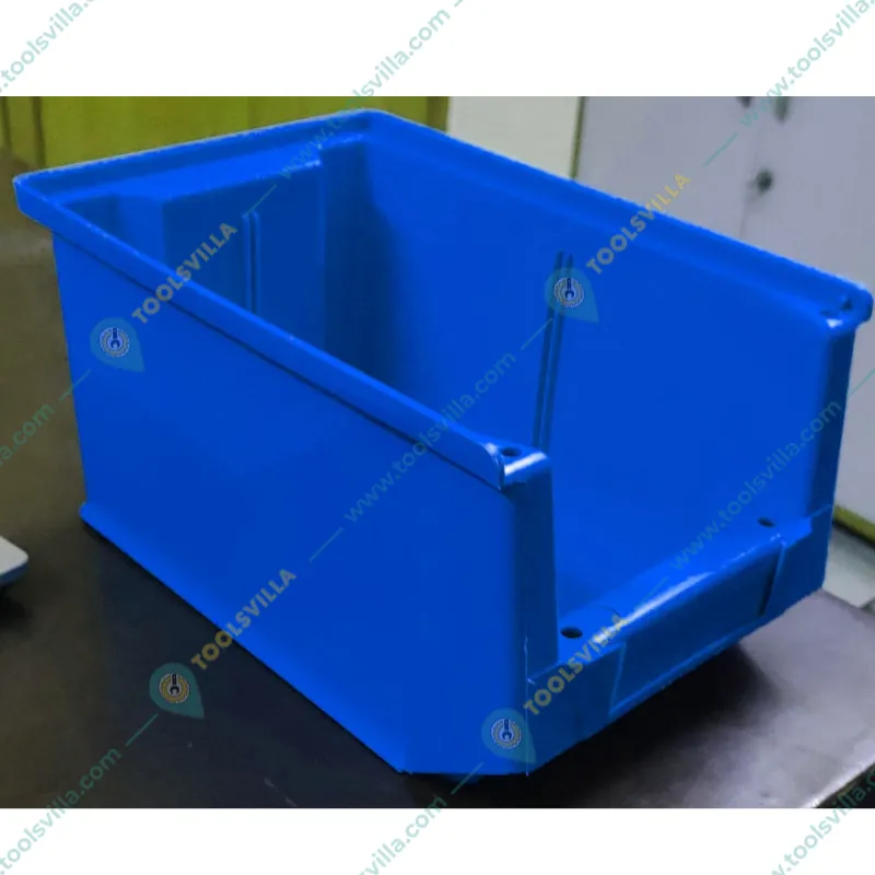 Global Star 230x150x120 mm HDPE Crate-25 Blue Storage Bins (Pack of 21)