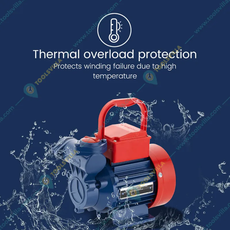 Crompton 0.5 HP Single Phase Self Priming Monoblock Pump, 69ft Max. Head, 25X25mm (CHAMP PLUS II) - 1 Year Warranty