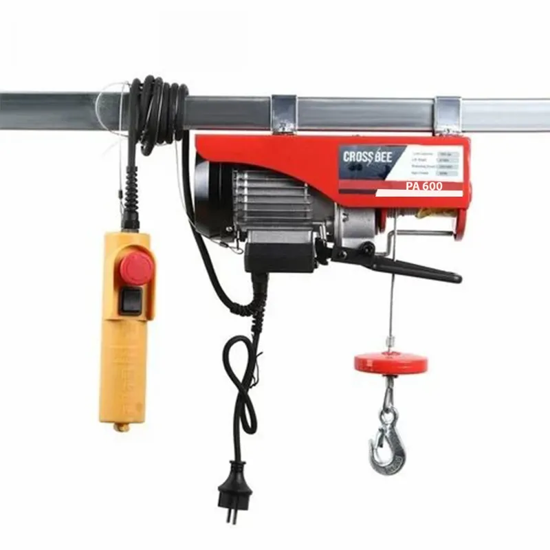 Crossbee PA 600 kg Electric Hoist With 1.5 HP Copper Winding Motor, 5 mm Diameter & 20 Meter Long Wire Rope