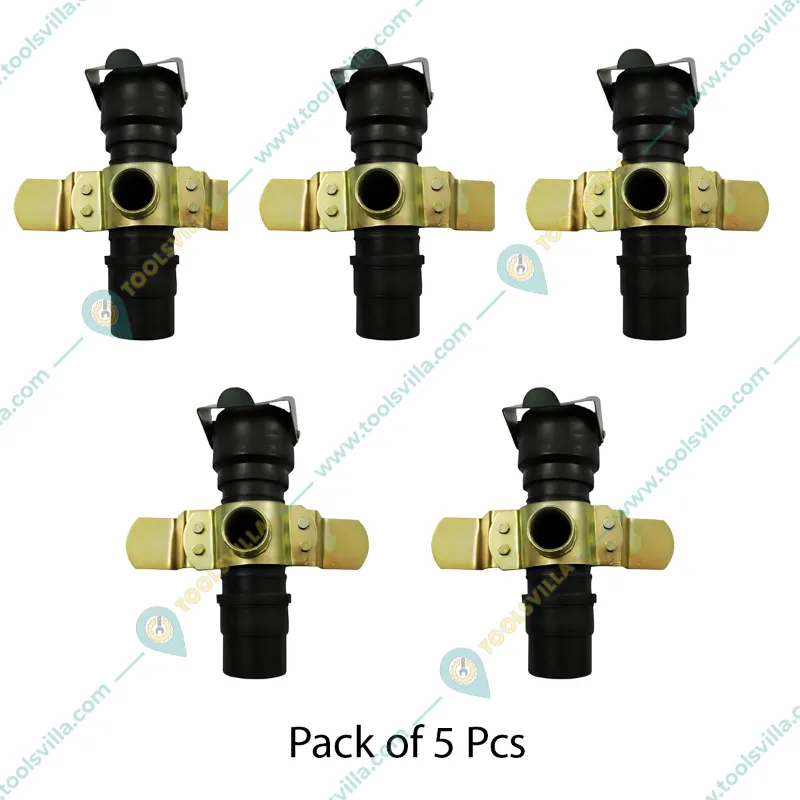 Sprinkler Foot Bottom Set Type 2.5 Inch Inlet & 3/4 Inch Outlet Use For Irrigation System (Pack Of 5)