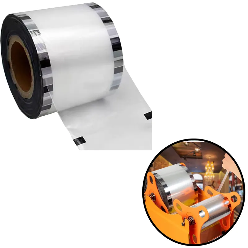Cup Sealer Film for PP and Paper Cups of 30 to 123mm Size,100 metre Roll Size