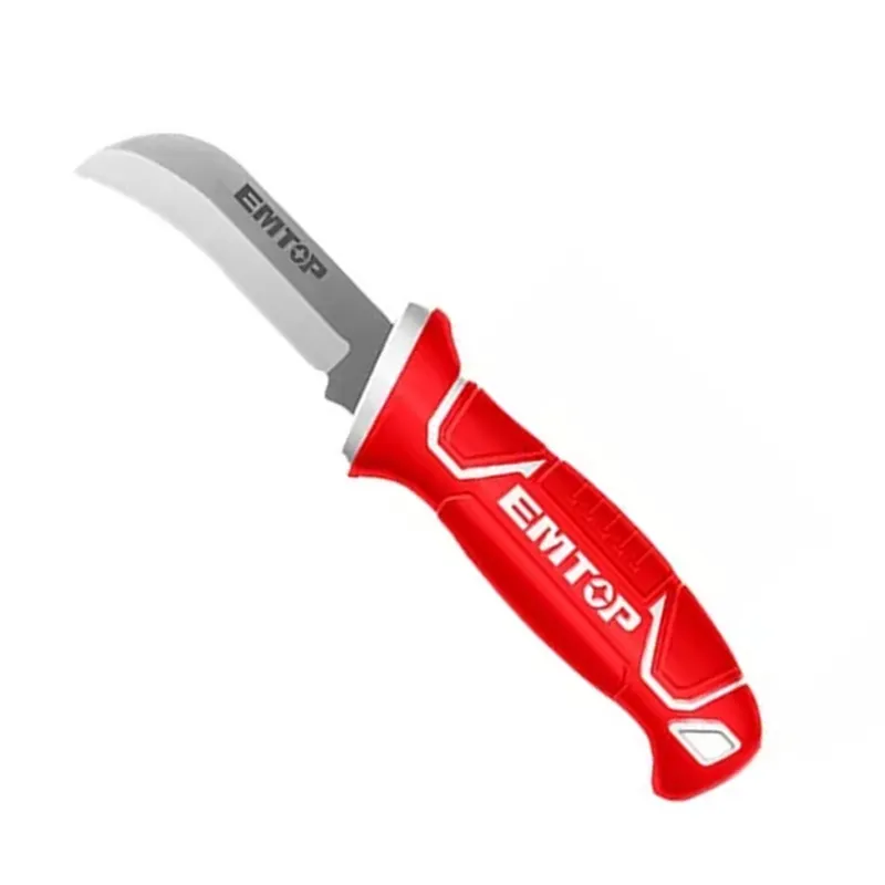 Emtop 200mm Curved Blade Cable Stripping Knife  (EEKE12001)