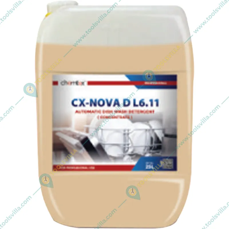 2 Pcs of Chemtex (5 Liter x 2 pcs) CX-NOVA D L6.11 Machine Dishwashing Detergent