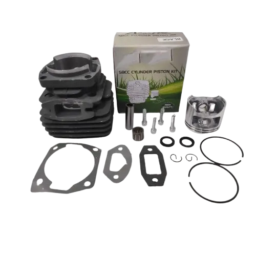Cylinder with Piston Set (Double Gap - 17 Pcs) for 58cc Petrol Chainsaw, CS 001