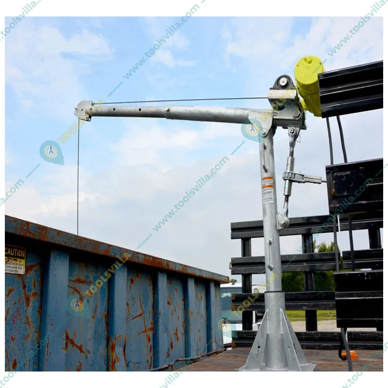 Heavy Duty 200 Kg Load Capacity SS 316  Material Davit Arm For Chemical Industry,Marine Settings & Material Handling