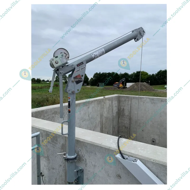 Heavy Duty 200 Kg Load Capacity SS 316  Material Davit Arm For Chemical Industry,Marine Settings & Material Handling