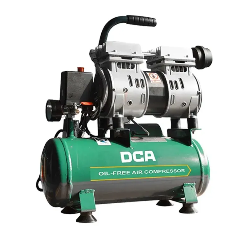 DCA 8 L Capacity Oil Free Air Compressor with 0.75 HP Motor, 7 Bar Max. Pressure and 32 LPM (AQE 1608)