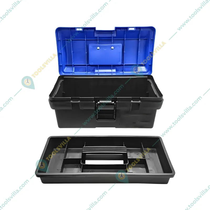 DE-NEERS 550 x 250 x 275 mm Plastic Tool Box With Organizer