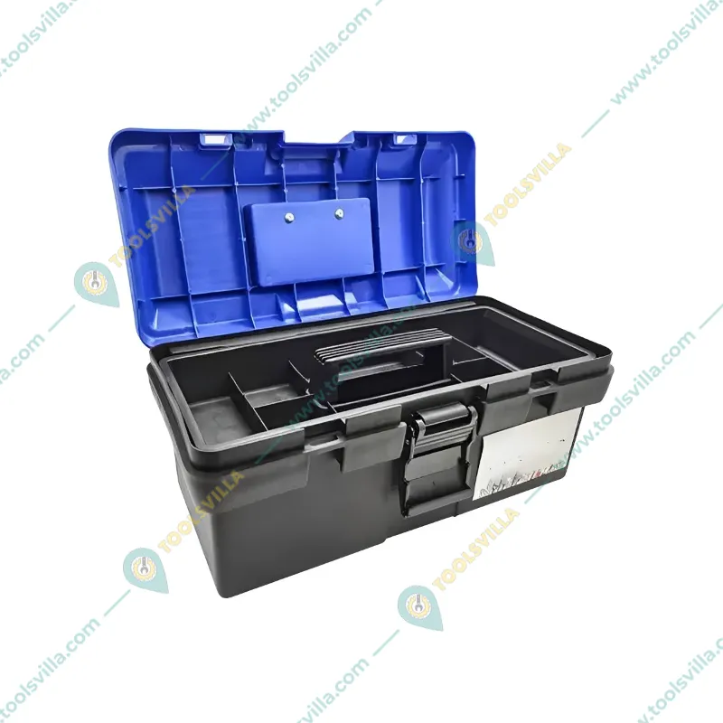 DE-NEERS 550 x 250 x 275 mm Plastic Tool Box With Organizer