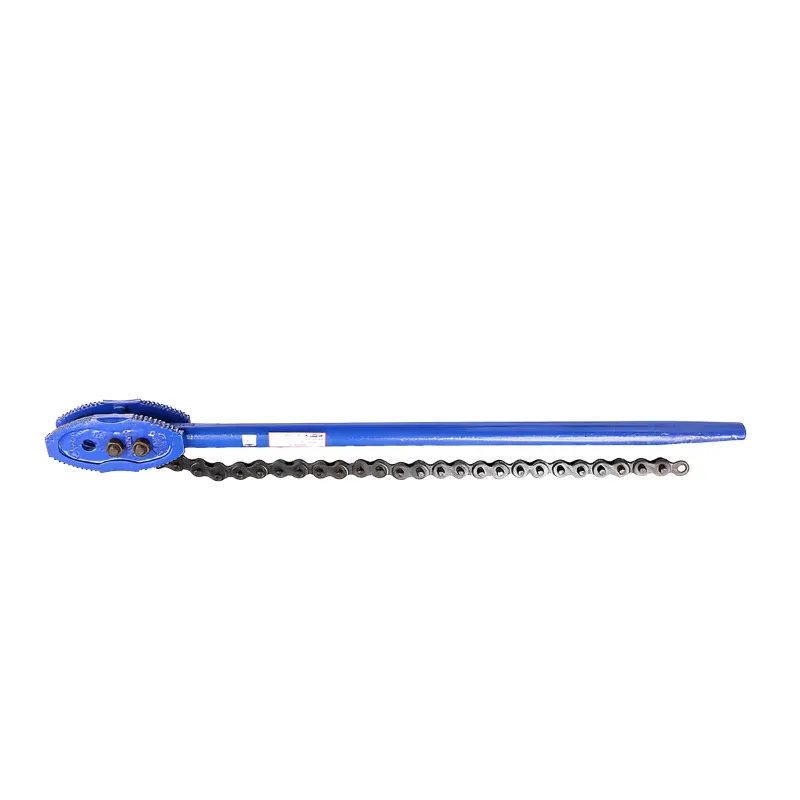 De Neers 1400 mm Alloy Steel Chain Pipe Wrench with 10-250 mm Solid Handle 