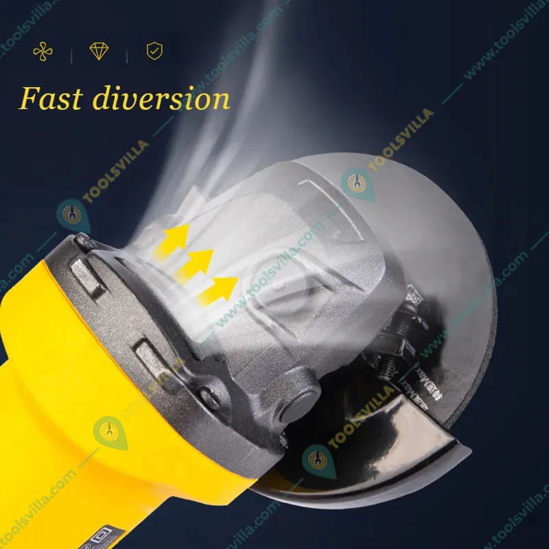 Deli 100 mm 750 Watt Angle Grinder, 12000 RPM (DL-JM100-E1)