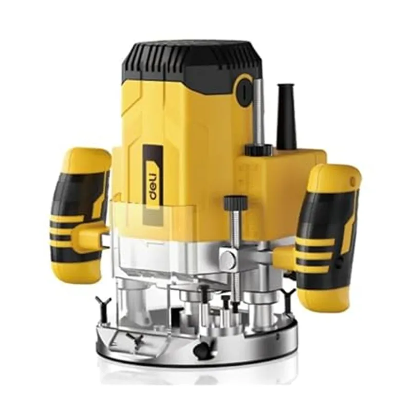 Deli 12 mm (1/2") 1600 Watt Electric Router With Accessories, 23000 RPM (EDL-MX12-E1)