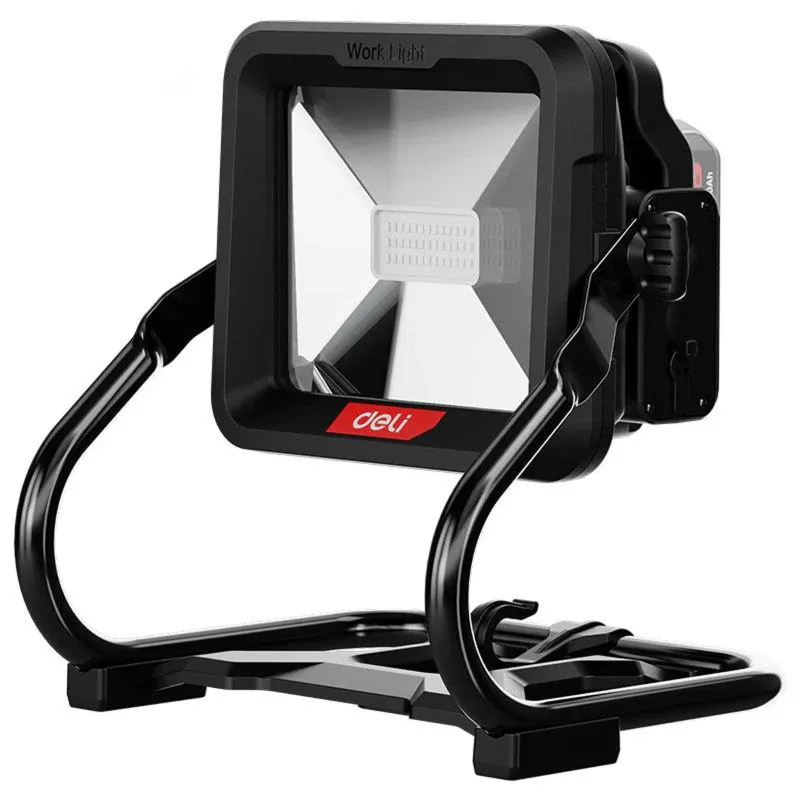 Deli 20V Lithium-Ion Led Work Light With 1 pcs Power Adapter (EDE830Z)