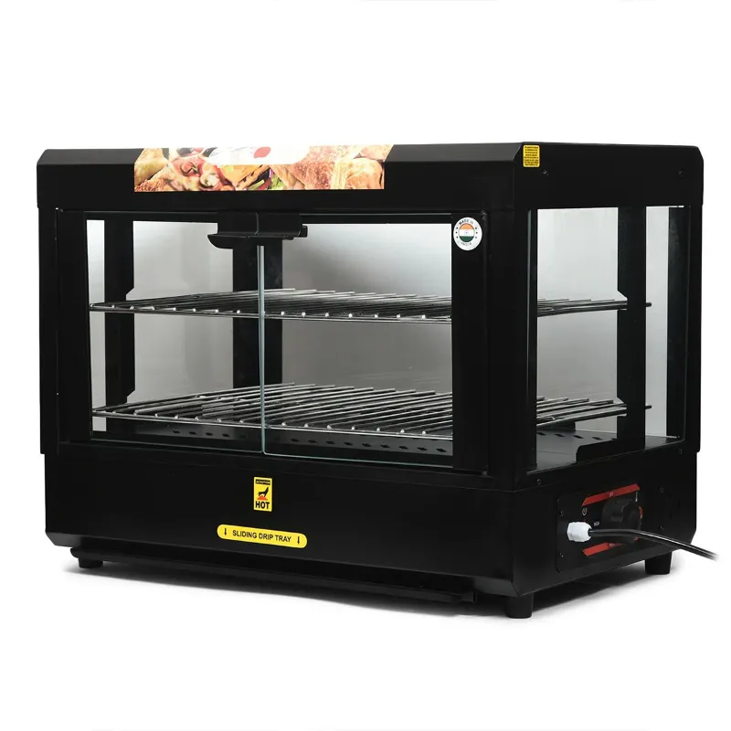 Hotline Plus Era Deluxe 50 Litre Hot Showcase with 2 Stainless Steel Rack 