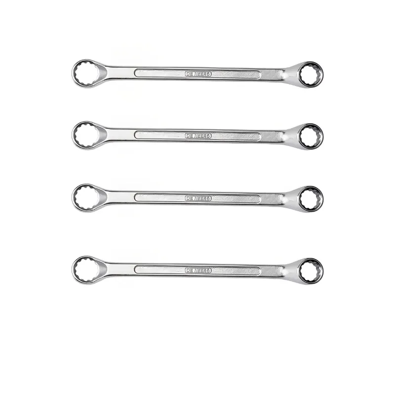 DE NEERS 20x22 mm Bi-Hexagon Shallow Offset Ring Spanner - Pack of 4
