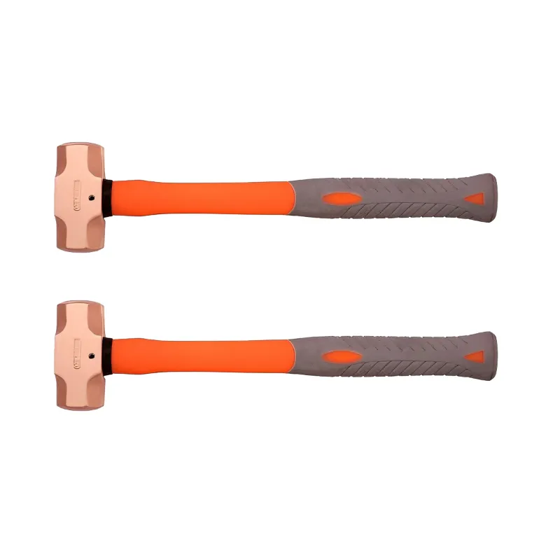 De Neers Hand Tools Combo of 450 gm and 1000 gm Copper Hammer with Fiberglass Handle