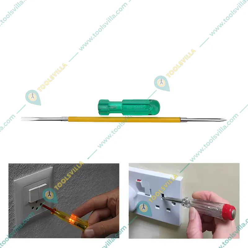 De Neers 55 mm x 3 mm Screw Drivers Two in One DN-803 - Pack of 5