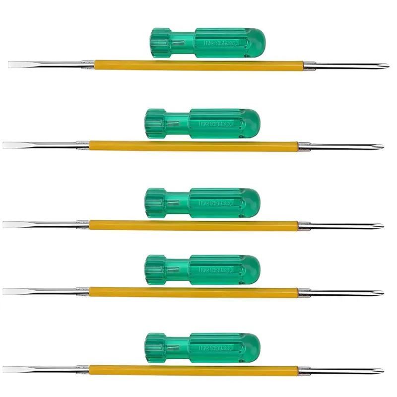 De Neers 55 mm x 3 mm Screw Drivers Two in One DN-803 - Pack of 5