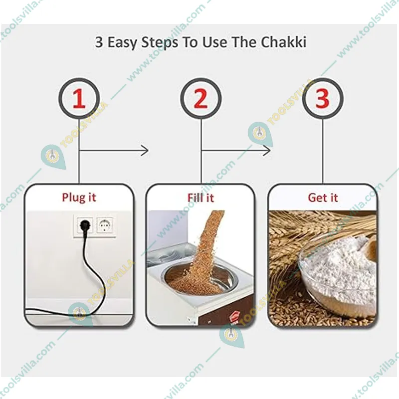 Diamond Automatic Flour Mill/Atta Chakki/Ghar Ghanti 1 HP, 7 kg/hr