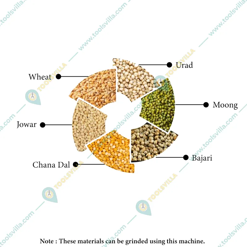 FREEDOM Diamond Pro Sunflower 1 HP Flour Mill/Atta Chakki/ With 10 Years Warranty on Motor